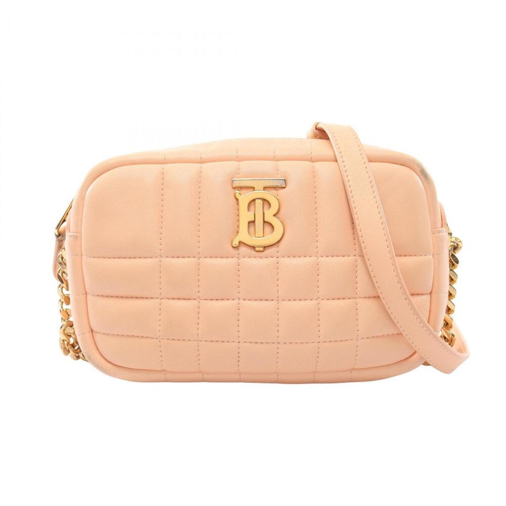 Burberry Laura Shoulder Bag/Handbag, Leather, Women's, Pink